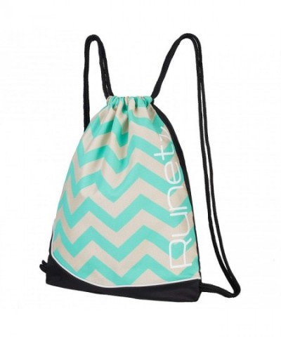 Runetz Chevron Drawstring Backpack Sackpack