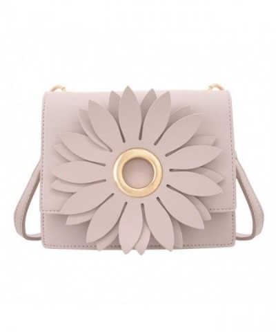 Naimo Elegant Flower Design Shoulder