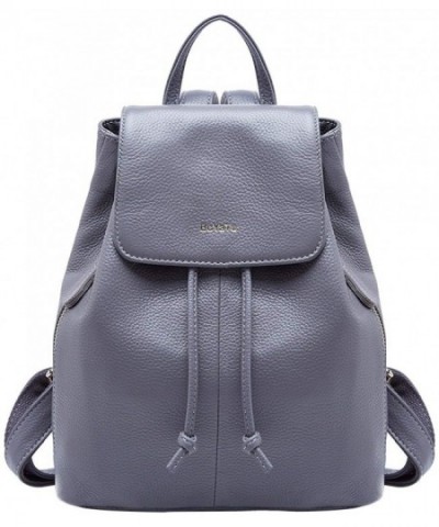 Genuine Leather Backpacks Women Travel