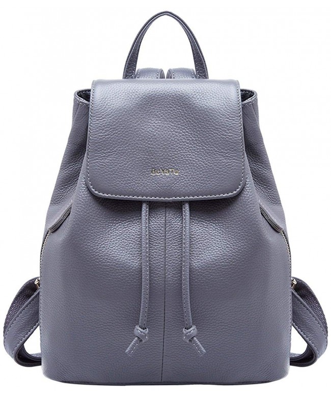 Genuine Leather Backpacks Women Travel
