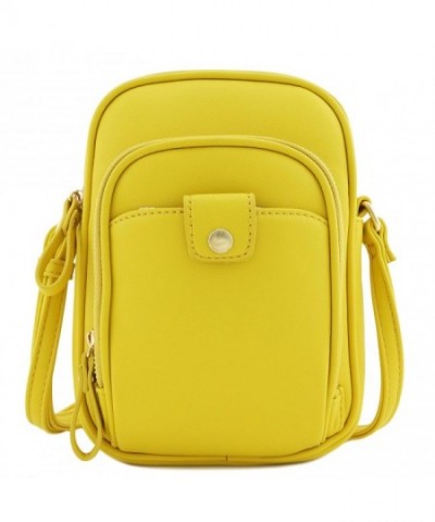 Faux Leather Small Vertical Crossbody