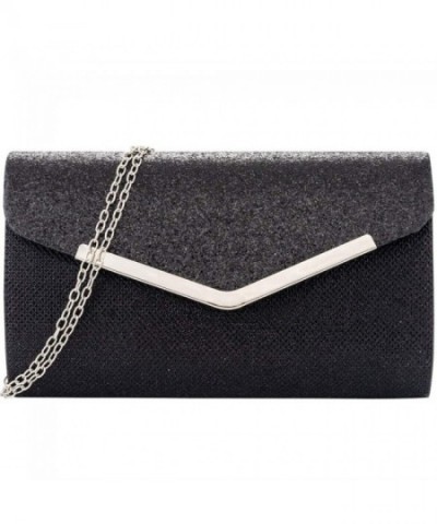 Glittering Shininig Envelope Clutches Cocktail