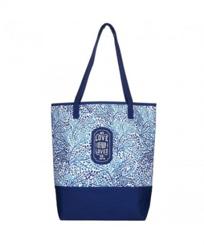 Blue Small Prints Canvas Tote
