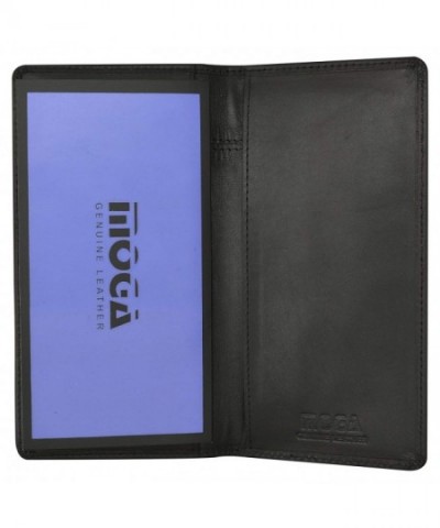 Handmade Genuine Leather Checkbook Italian