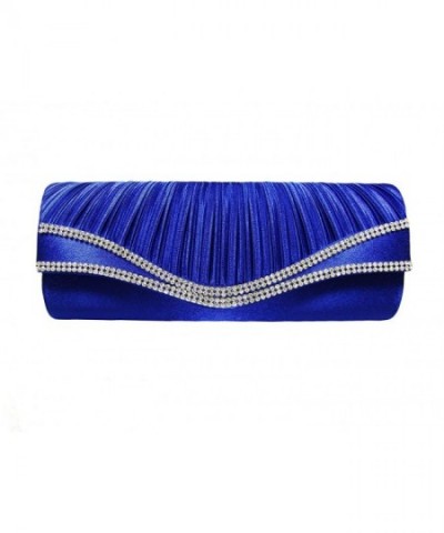 ROYAL BLUE DOUBLE RHINESTONES EVENING