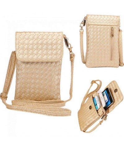 Handmade Tapestry Crossbody Passport Girls Gold