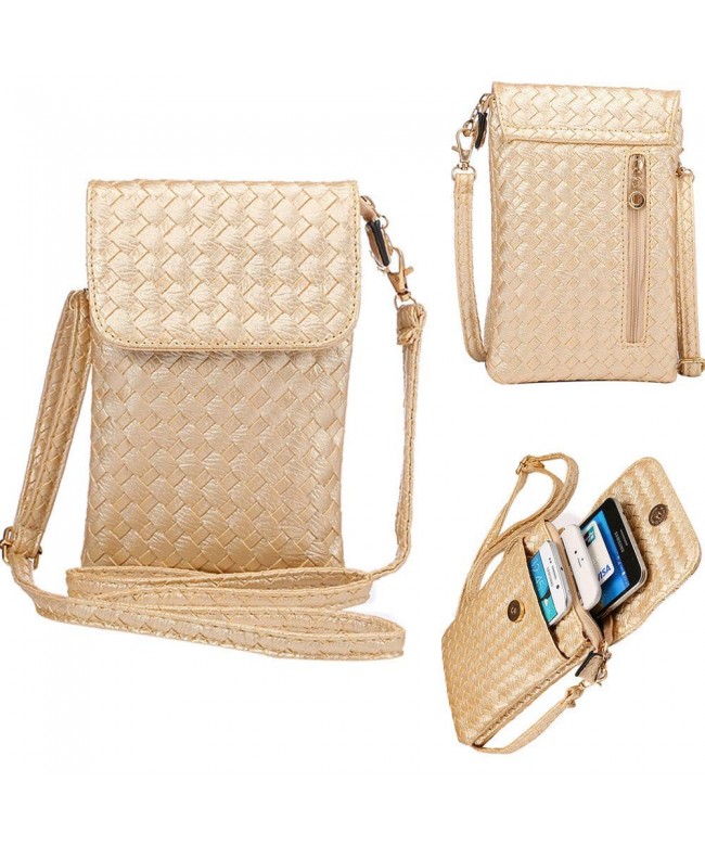 Handmade Tapestry Crossbody Passport Girls Gold