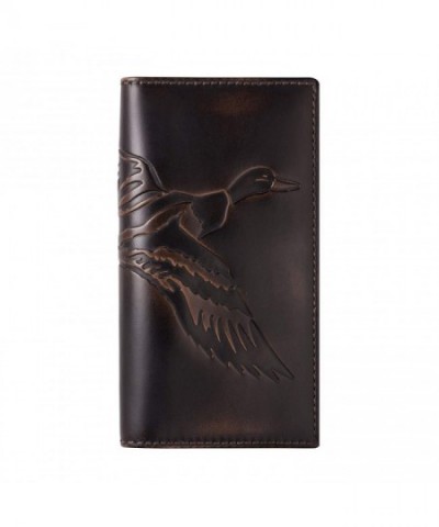 Co Wallet Premium Leather Hand Burnished Wallet Hunter