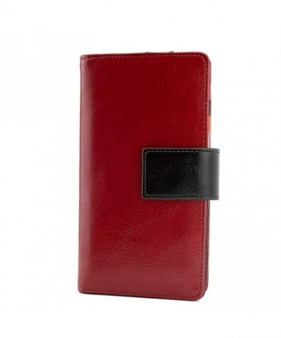WOZEAH Walllet Blocking Leather Organizer