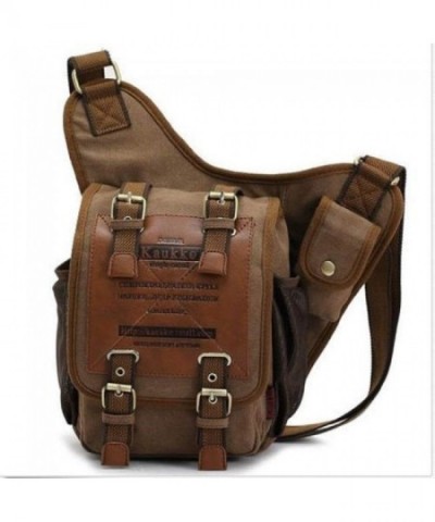 Vintage Canvas Shoulder Military Messenger