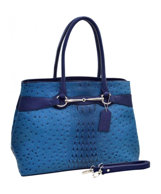 Dasein Victoria Ostrich Accented Shoulder