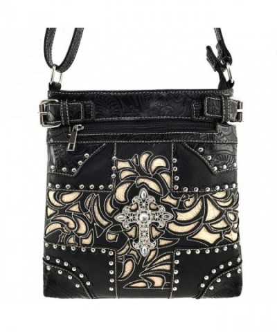 Justin West Rhinestone Messenger CrossBody