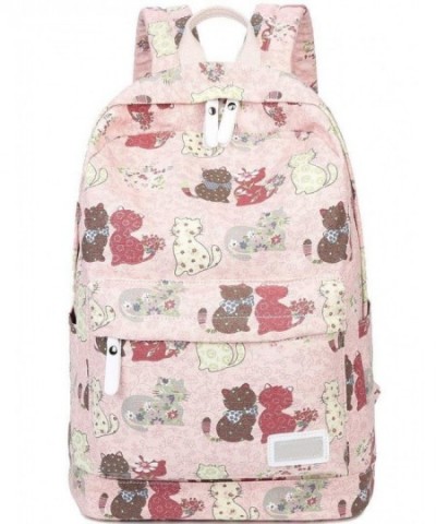 Myosotis510 Lightweight Canvas Preppy Backpack