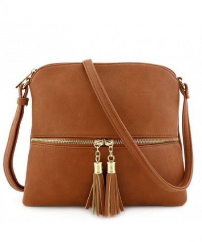 Lightweight Medium Crossbody Bag Tassel
