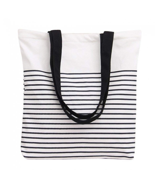 Nuni Stripe Pattern Shoulderbag Handles