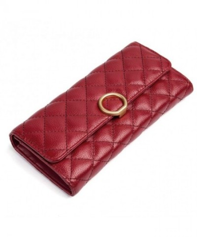 FIGESTIN leather wallets checkbook capacity