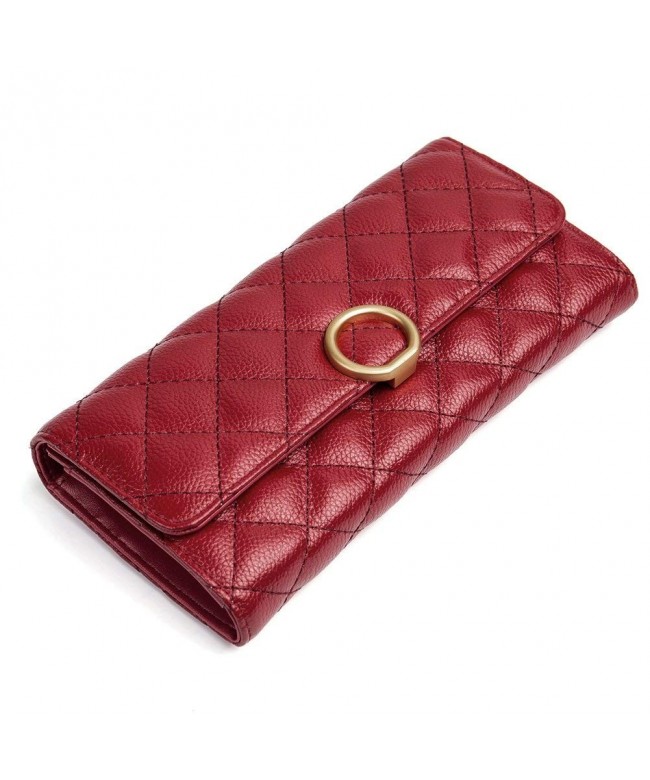 FIGESTIN leather wallets checkbook capacity