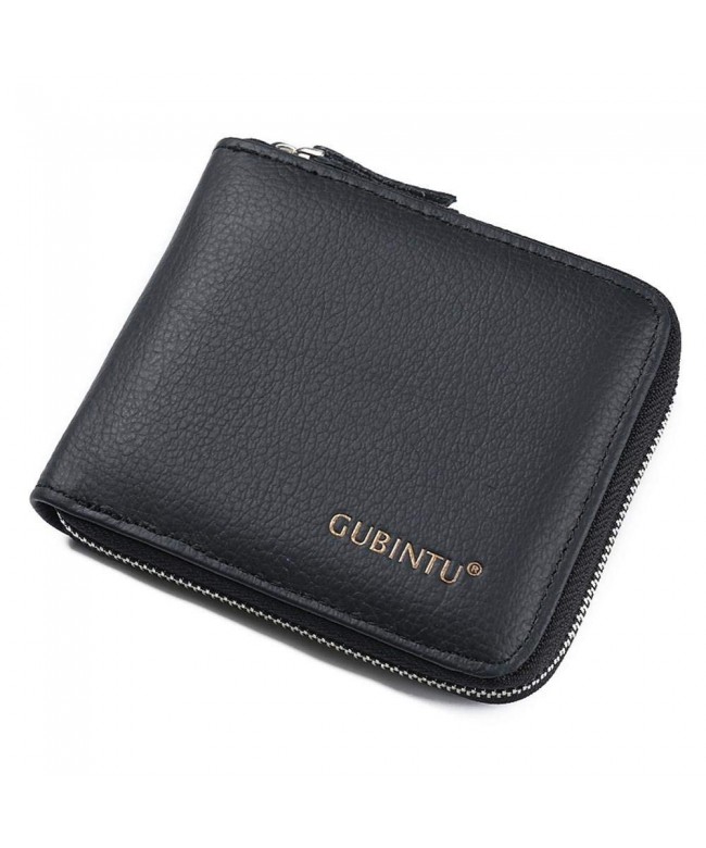 OXOQO Business Leather Wallet Zipper