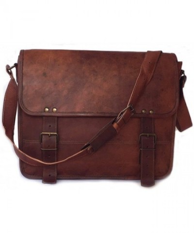 Leather Messenger Handmade Satchel 16X12X5