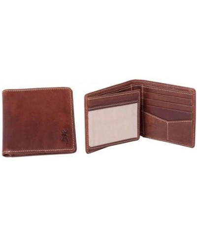 Browning Bi Fold Cognac Leather Wallet