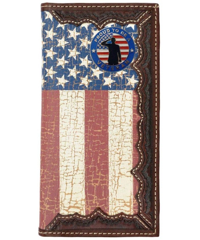 Custom Veteran American Wallet Distressed