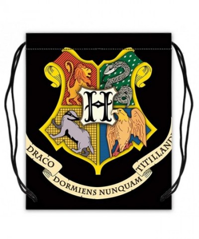 Hogwarts Pattern Polyester Basketball Drawstring