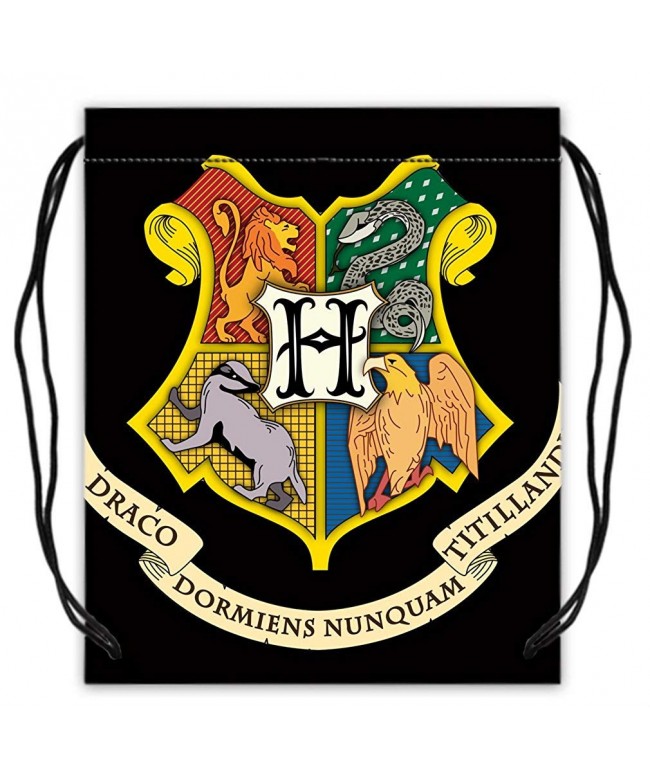 Hogwarts Pattern Polyester Basketball Drawstring
