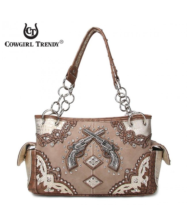 Western Handbag Concealed Satchel Shoulder