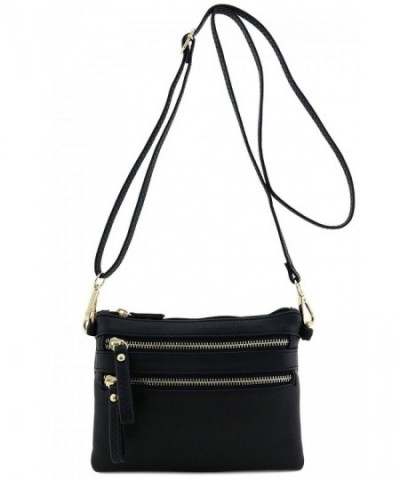 FashionPuzzle Zipper Pocket Wristlet Crossbody