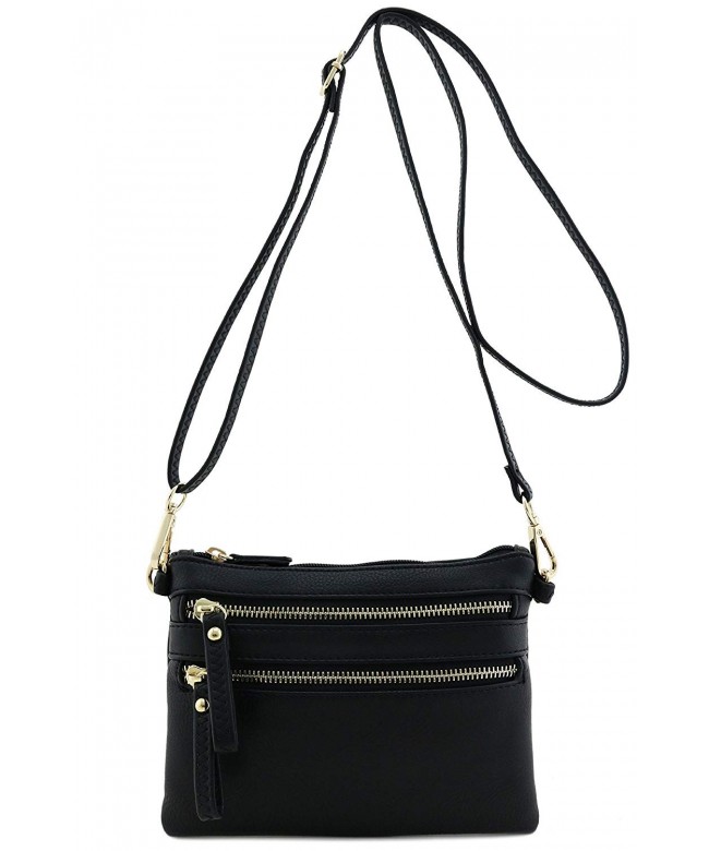 FashionPuzzle Zipper Pocket Wristlet Crossbody