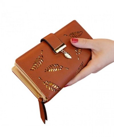 ShiningLove Bifold Hollowed Multipockets Leather