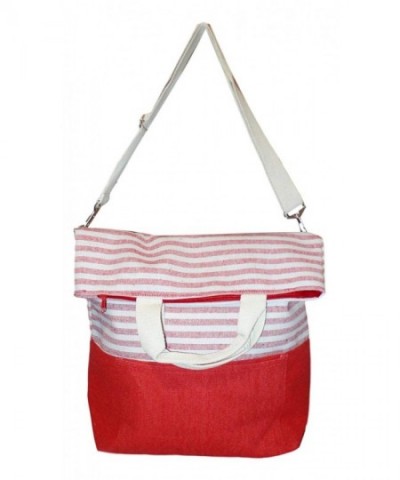 Striped Carry Fashion Beach Tote