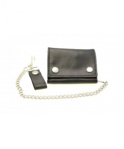 Large Trifold Wallet Tanned Leather