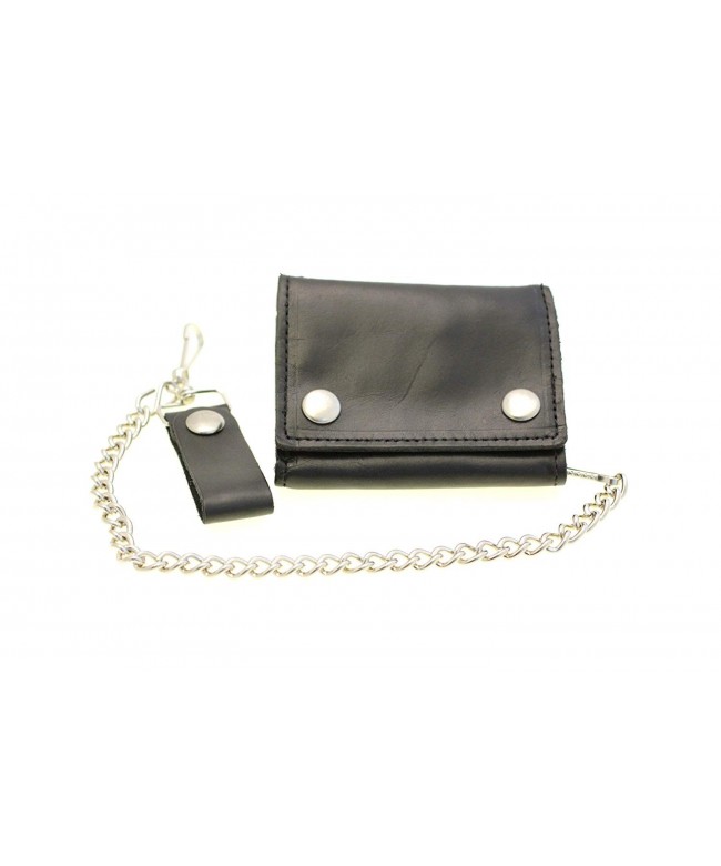 Large Trifold Wallet Tanned Leather