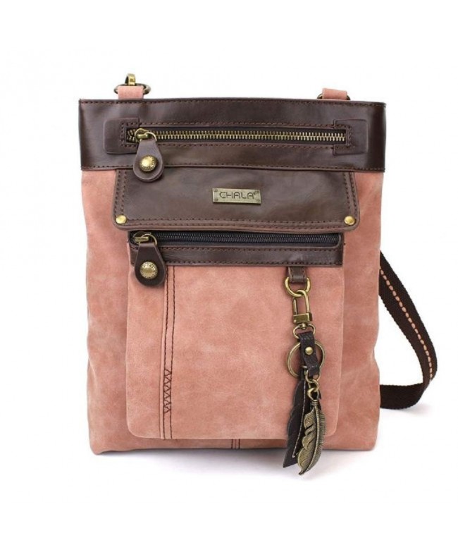 GEMINI Crossbody Leather Messenger Feather