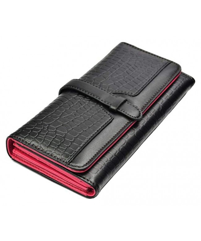 Womens Clutch Wallet Drawstring Double