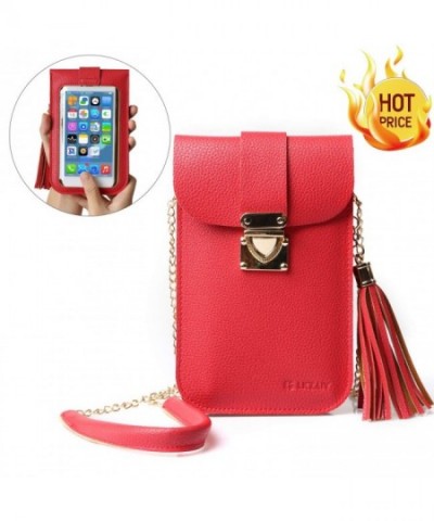 LKZAIY Leather Crossbody Detachable Shoulder