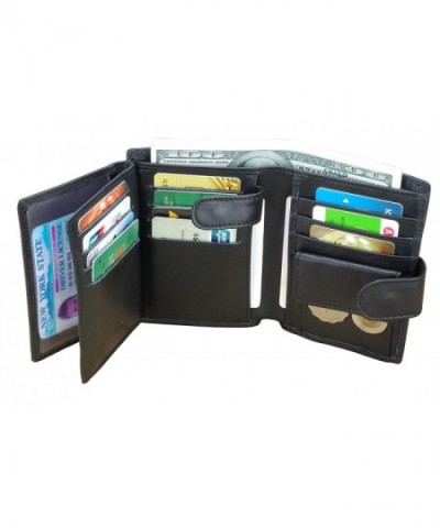 Leather Wallet Blocking Holder Trifold