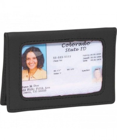 Mens Tri View Holder Card Case