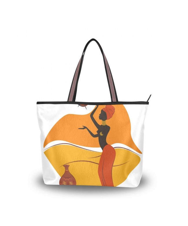 JSTEL Handle Shoulder African Handbag