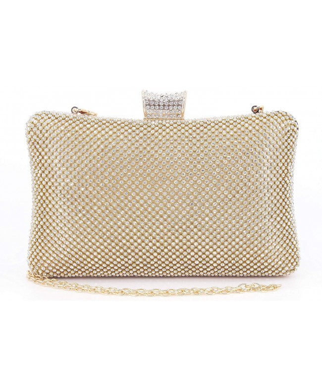 Rhinestone Crystal Clutches Evening Wedding