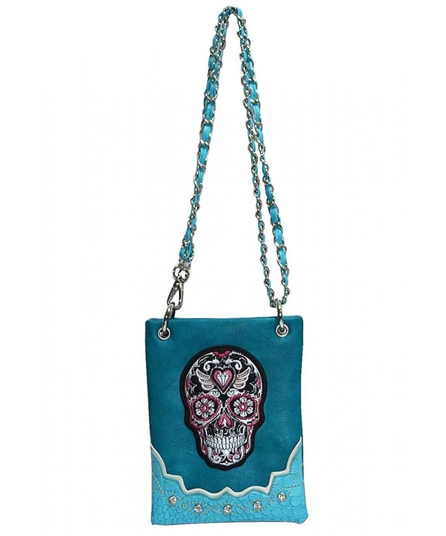 Crossbody Messenger Shoulder Western Turquoise