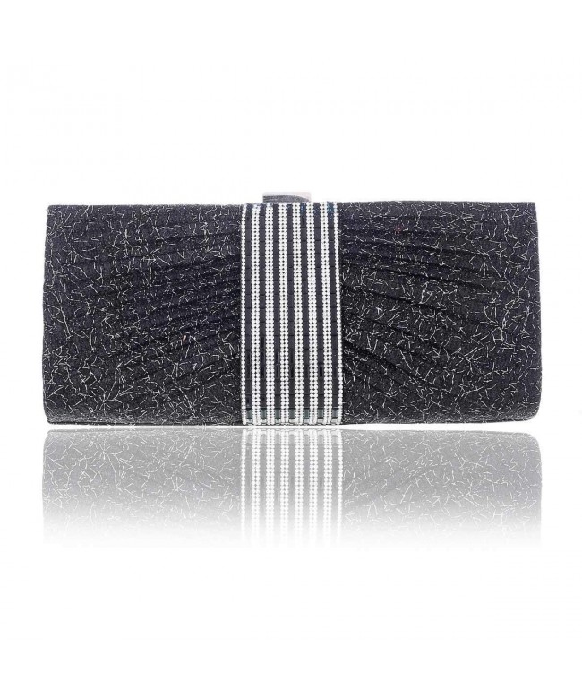 Damara Womens Glitter Evening Crystal