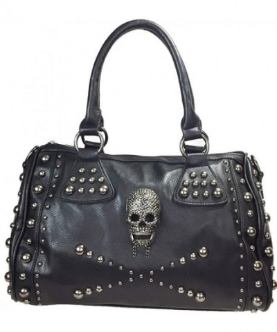 Zzfab Studded Skull Purse Satchel