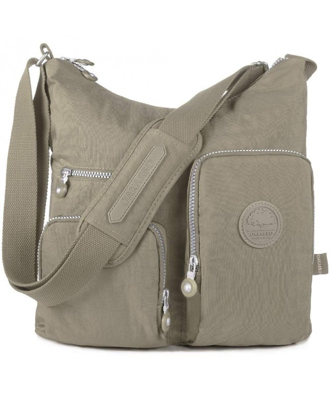 Oakarbo Crossbody Multi Pocket Shoulder sand