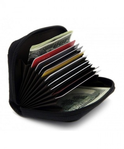 Blocking Genuine Leather Credit Security