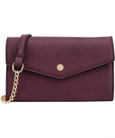 DELUXITY Womens Envelope Clutch Crossbody