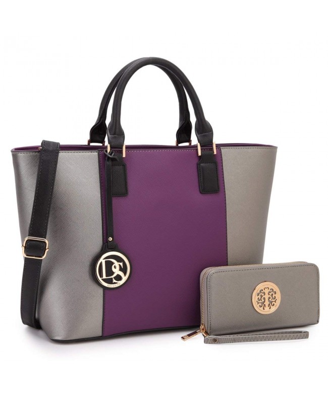 Collection Handbags Beautiful Wallet Perfect 6417 Purple