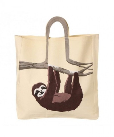 Womens Sloth Animal Canvas Tote