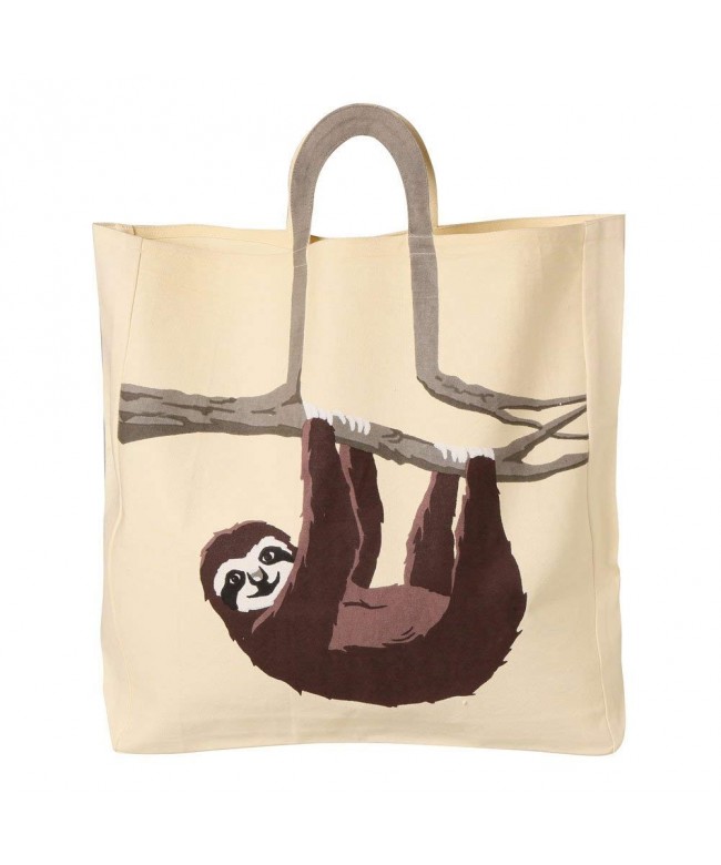 Womens Sloth Animal Canvas Tote
